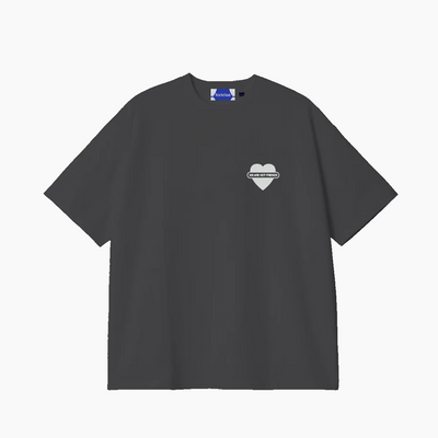 WANF UNION LOVE ANTRA BOXY TEE BLACK
