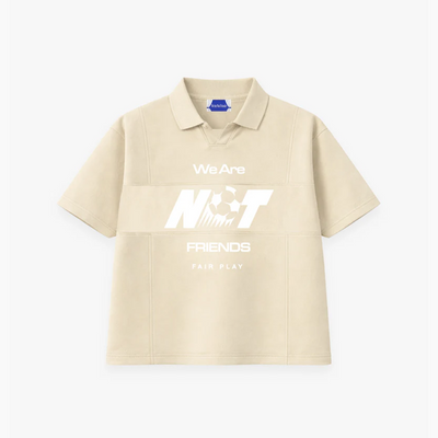WANF WORLD PLAY BOXY T-SHIRT BEIGE