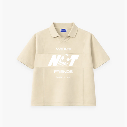 WANF WORLD PLAY BOXY T-SHIRT BEIGE