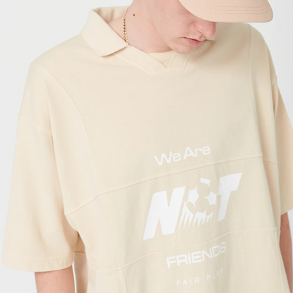 WANF WORLD PLAY BOXY T-SHIRT BEIGE