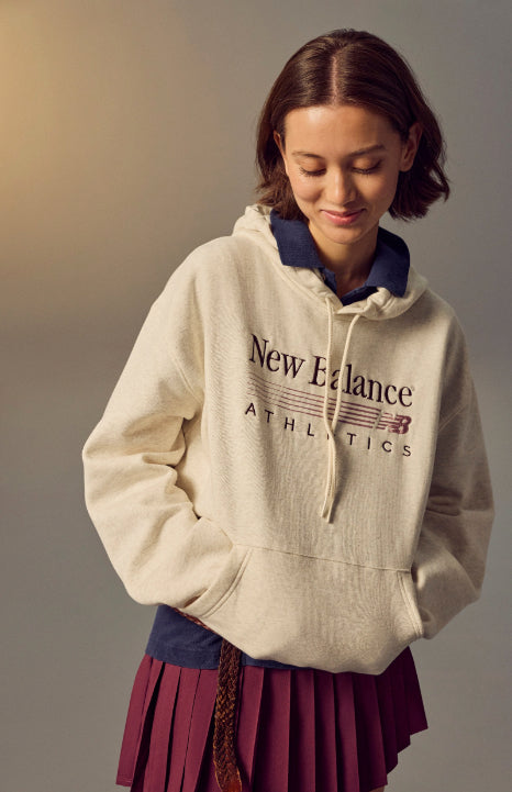 NEW BALANCE TRACKSIDE FRENCH TERRY HOODIE GREY WT6288NO_LIT