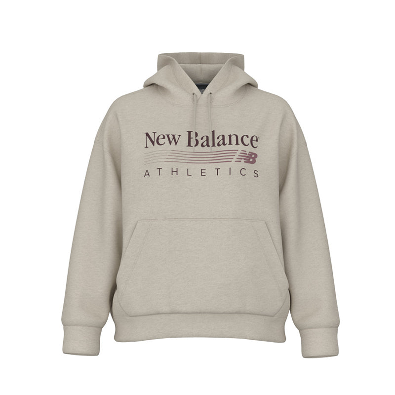 NEW BALANCE TRACKSIDE FRENCH TERRY HOODIE GREY WT6288NO_LIT