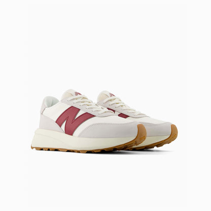 NEW BALANCE 370 BEIGE & BURGUNDY - U370CB