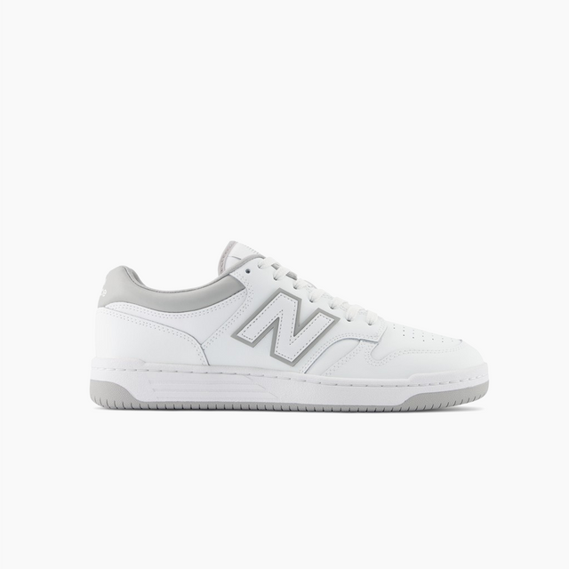 NEW BALANCE 480 WHITE & GREY - BB480LGM