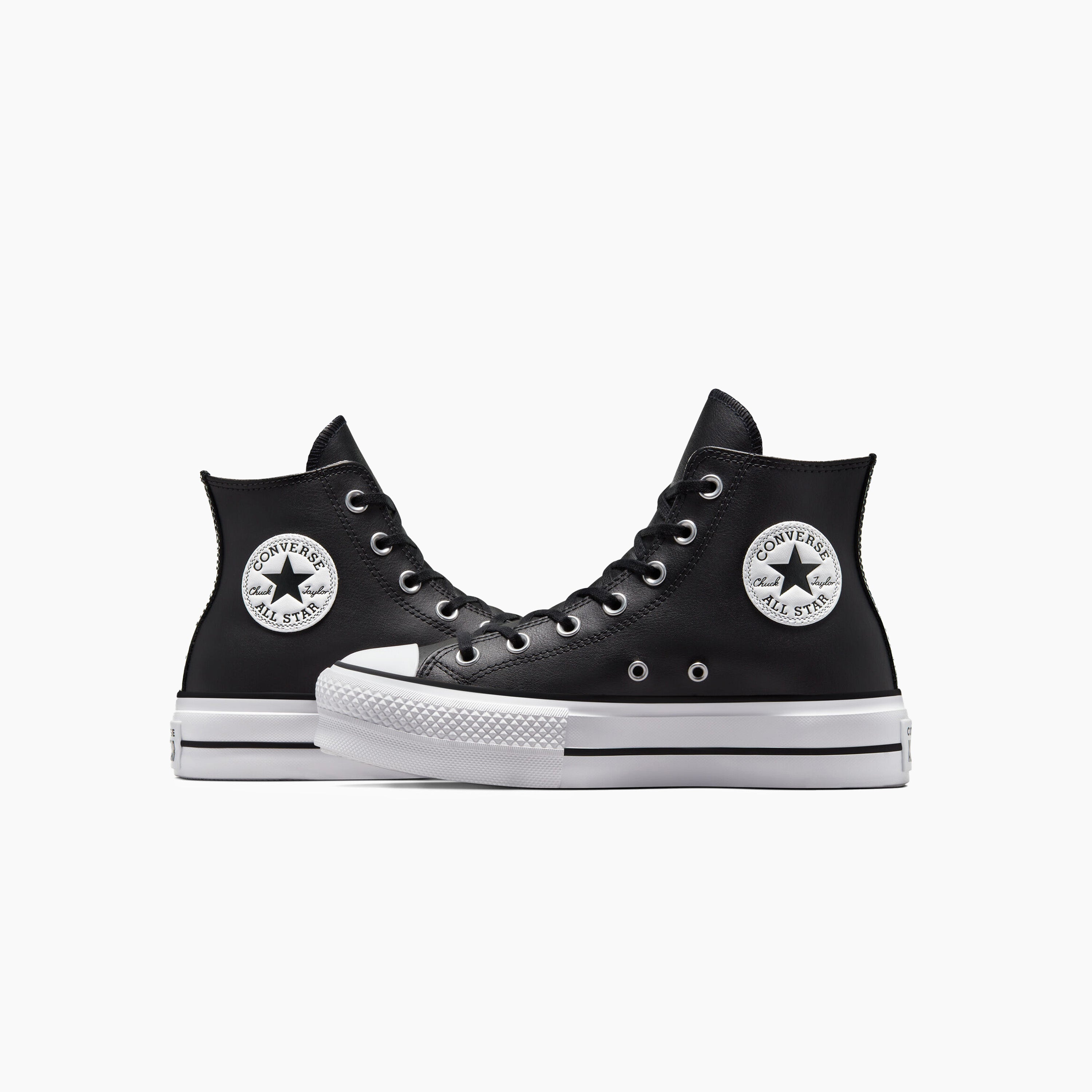 CONVERSE ALL STAR CHUCK TYLOR PLATFORM BLK LEATHER 561675C GroBe 35 Schwarz Damen