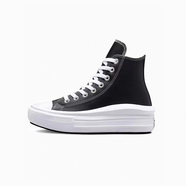 CONVERSE CHUCK TYLOR ALL STAR MOVE PLATEFORME FONDATIONNELLE EN CUIR - 572278C