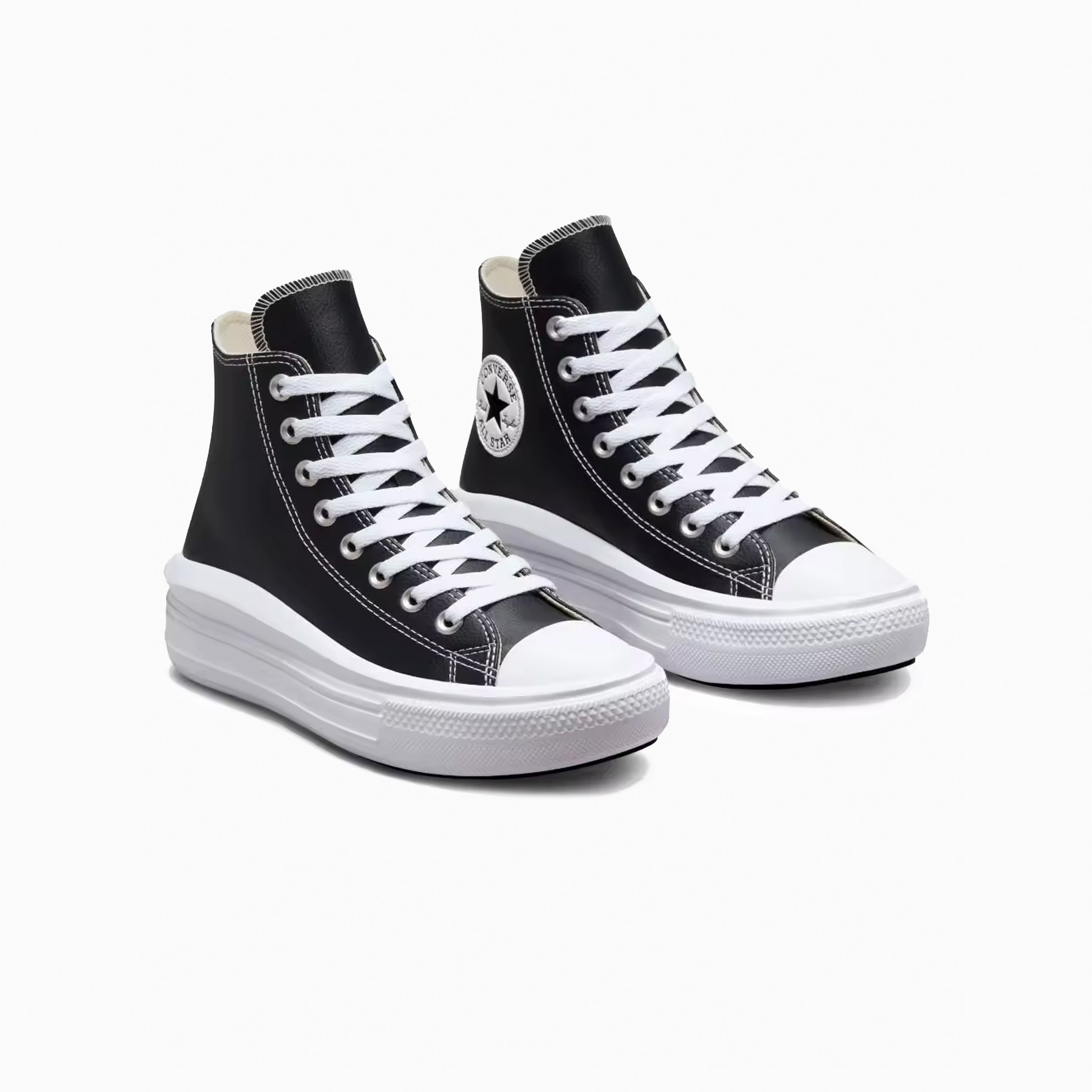 Converse femme plateforme shops noire