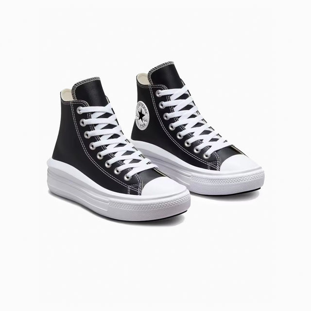 CONVERSE CHUCK TYLOR ALL STAR MOVE PLATEFORME FONDATIONNELLE EN CUIR - 572278C