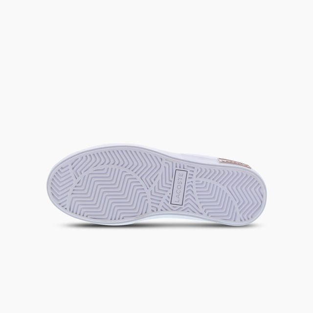 LACOSTE POWERCOURT SYNTHETIC WHITE & PINK - 41SUJ0014