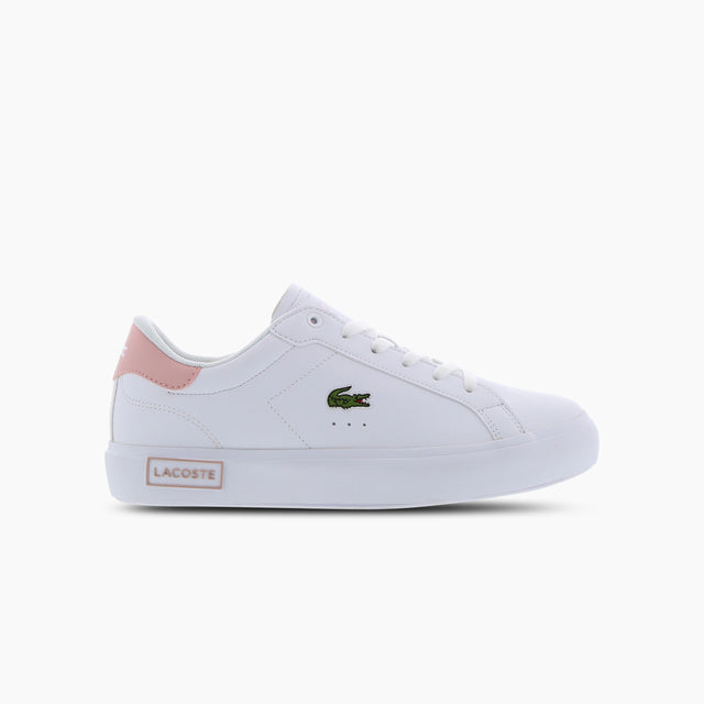 LACOSTE POWERCOURT SYNTHETIC WHITE & PINK - 41SUJ0014