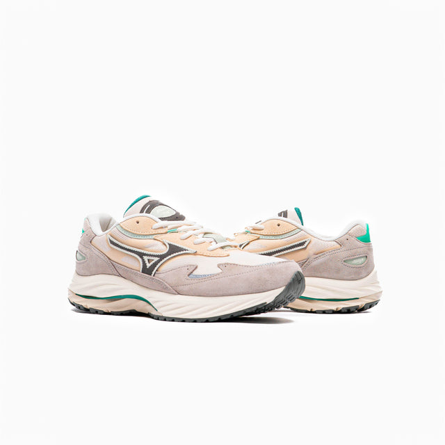 MIZUNO WAVE RIDER B SUMMER SAND & BELUGA AND VINTAGE KHAKI - D1GA3309