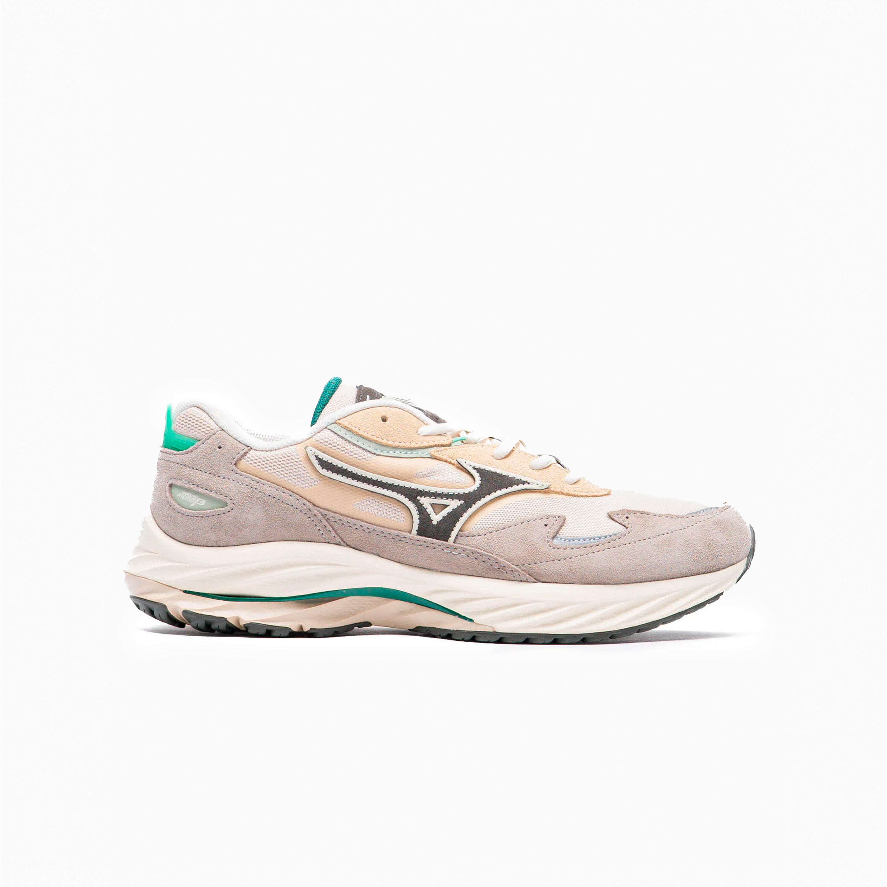 MIZUNO WAVE RIDER B SUMMER SAND & BELUGA AND VINTAGE KHAKI - D1GA3309