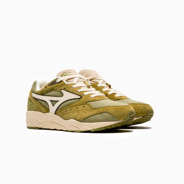 MIZUNO CONTENDER OLIVE DRAB & CLOUD CREAM AND CEDAR - D1GA2382