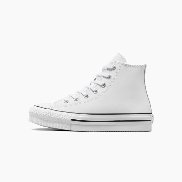 CONVERSE CHUCK TYLOR ALL STAR PLATFORM LEATHER WHITE - A01016C