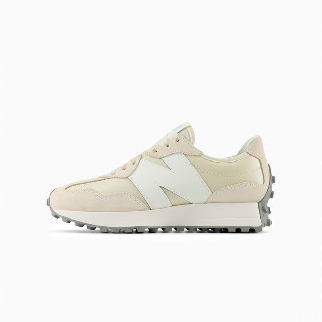 NEW BALANCE 327 BEIGE & WHITE - WS327MO