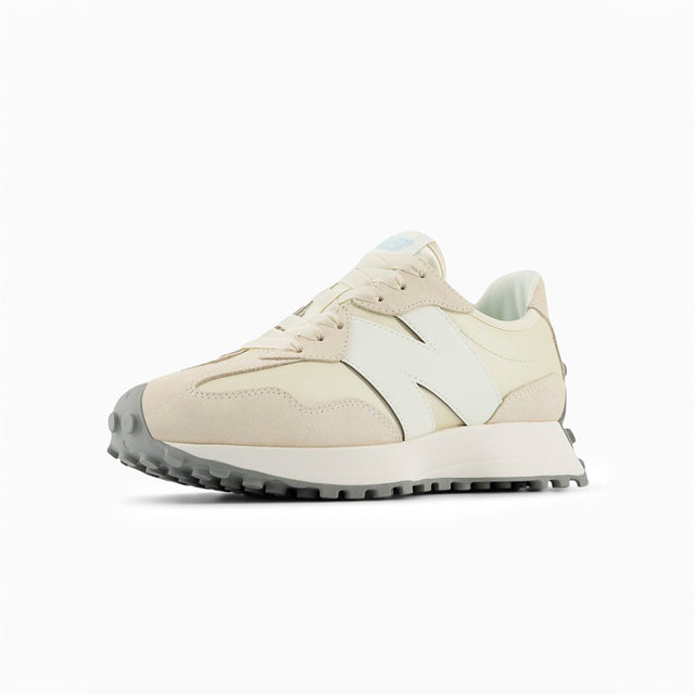 NEW BALANCE 327 BEIGE & WHITE - WS327MO