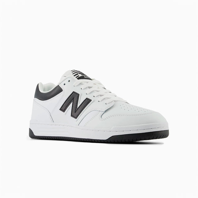 NEW BALANCE 480 WHITE & BLACK - BB480LBK