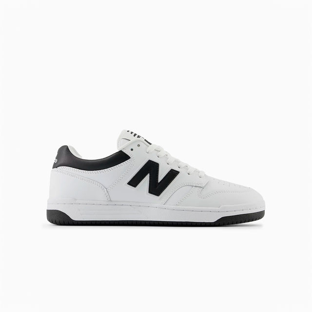 NEW BALANCE 480 WHITE & BLACK - BB480LBK