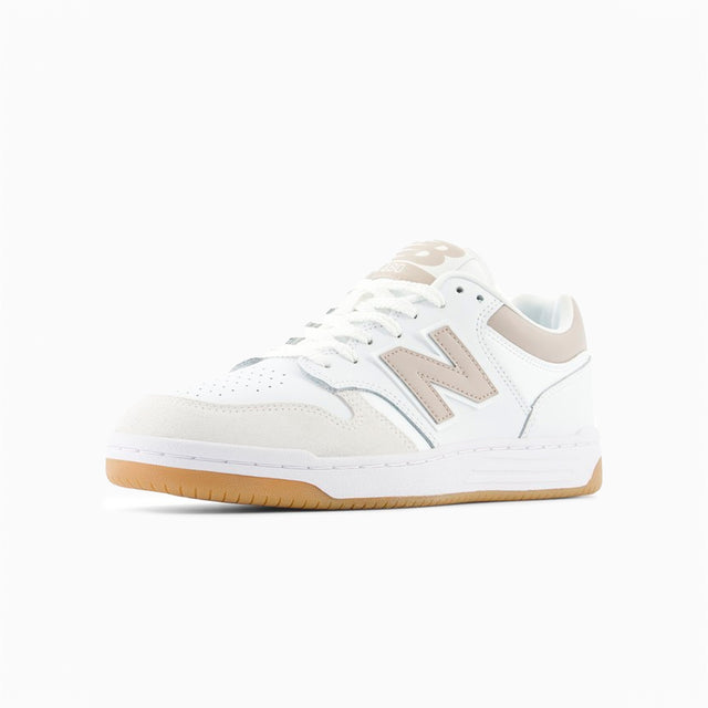 NEW BALANCE 480 WHITE & BEIGE - BB480LSC