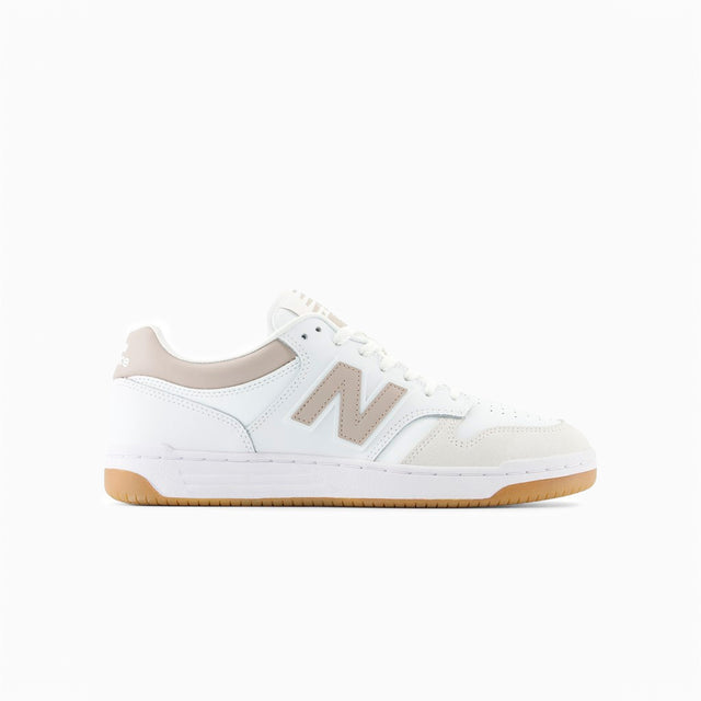 NEW BALANCE 480 WHITE & BEIGE - BB480LSC