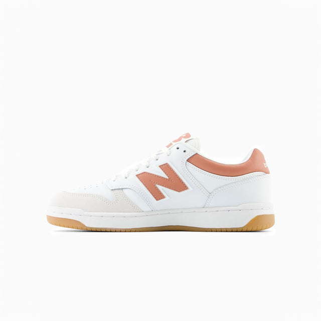 NEW BALANCE 480 WHITE & PINK - BB480LSA