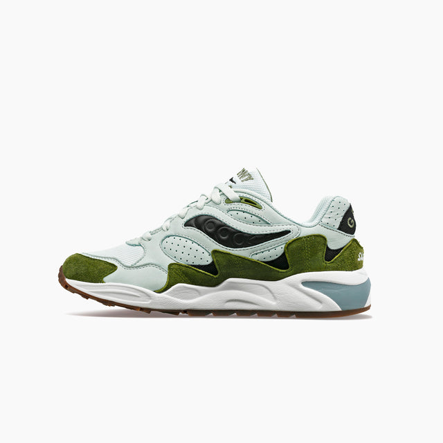 SAUCONY GRID SHADOW 2 GREEN & GREEN AND WHITE - S70773