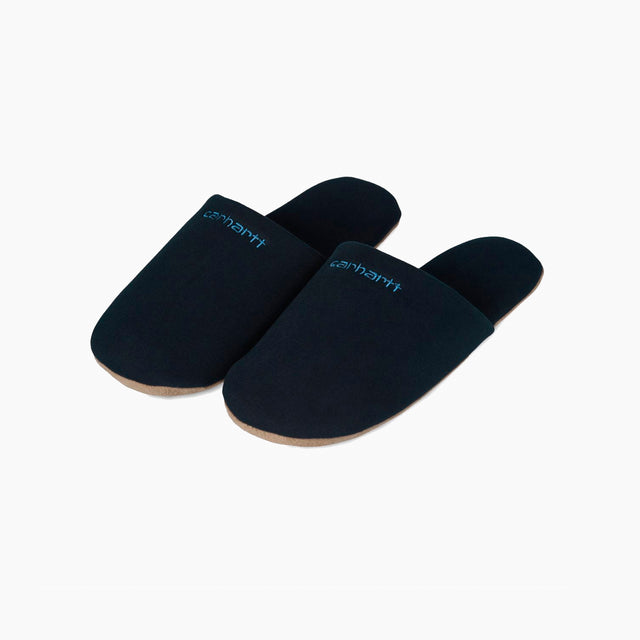 CARHARTT WIP SLIPPERS EMBROIDERY BLUE - I029924