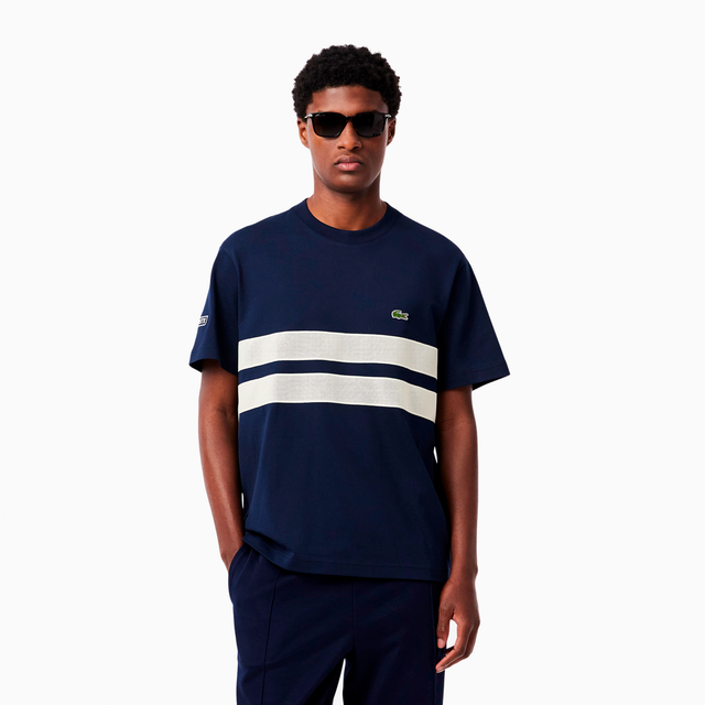 LACOSTE TEE SHIRT NAVY BLUE TH9769-166