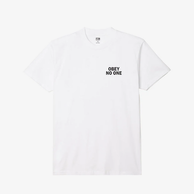 OBEY CLOTHING NO ONE CLASSIC WHITE 165263896