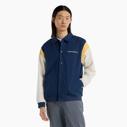 NEW BALANCE VESTE VARSITY ATHLÉTIQUE MARINE - MO51507NNY