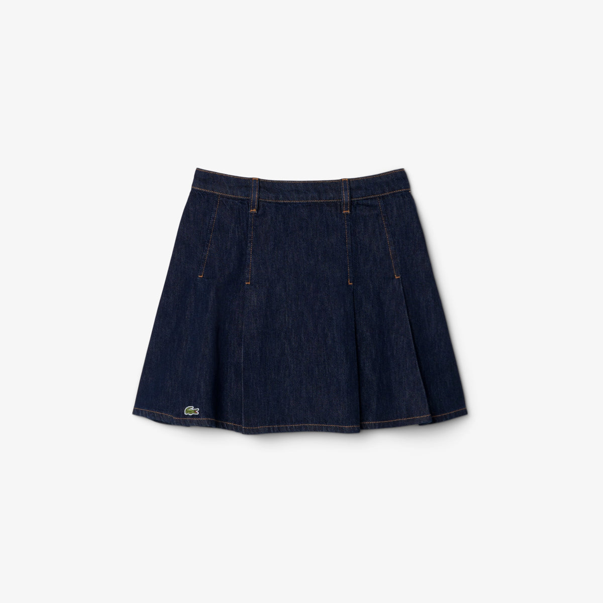 LACOSTE FALDA VAQUERA CORTA PLISADA RINSE BLUE JF8311