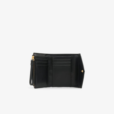 LACOSTE CARTERA COMPACTA DE PIEL CROCODELLE NOIR NF5119EE