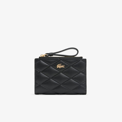 LACOSTE BILLETERA DE PIEL CROCODELLE NOIR NF5121EE