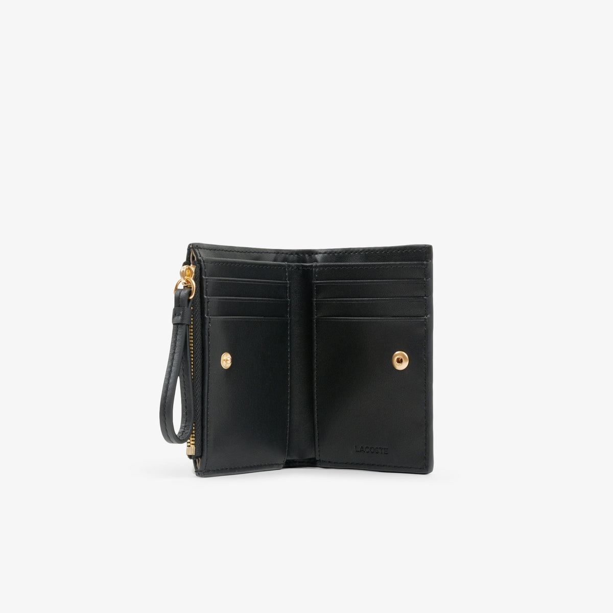 LACOSTE BILLETERA DE PIEL CROCODELLE NOIR NF5121EE