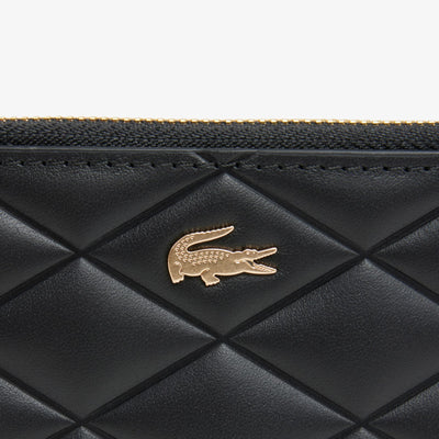 LACOSTE BILLETERA DE PIEL CROCODELLE NOIR NF5121EE