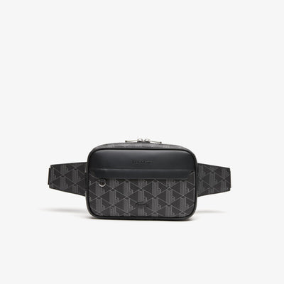LACOSTE RIÑONERA THE BLEND MONOGRAM NOIR GRIS NH4004LX