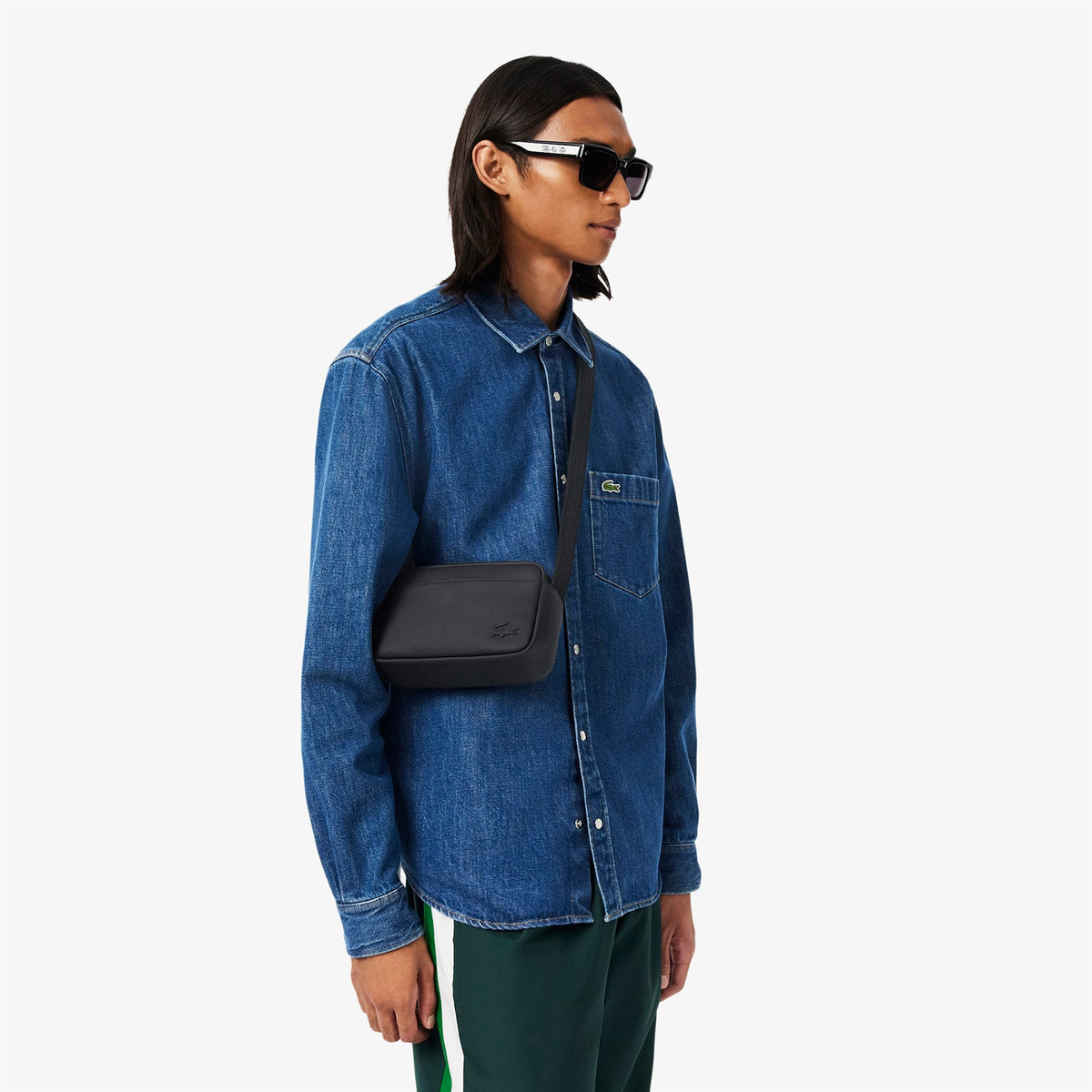 LACOSTE BANDOLERA CLÁSICA MINI NOIR NH5435HC
