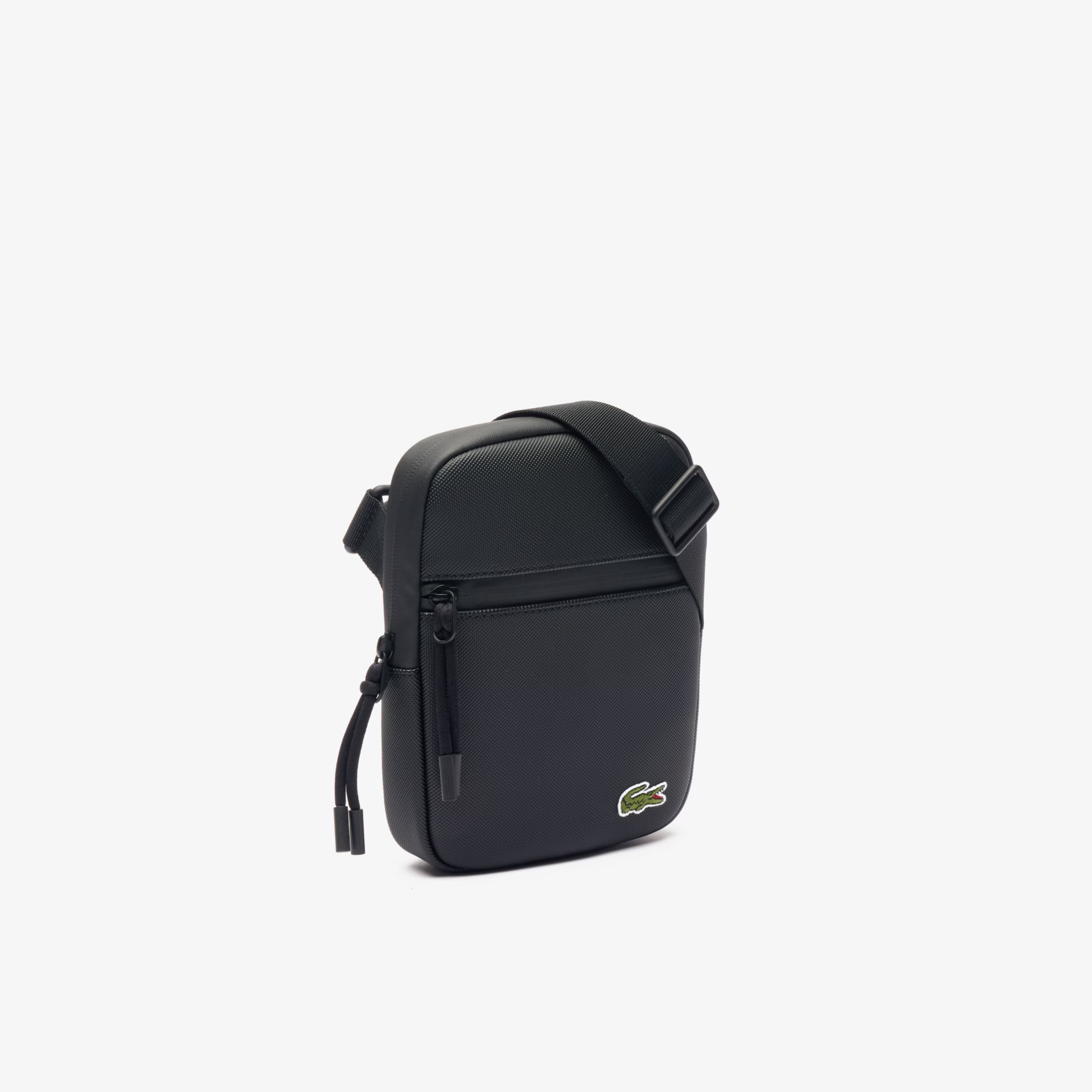 LACOSTE S FLAT CROSSOVER BAG BLACK NH3307LV-P00