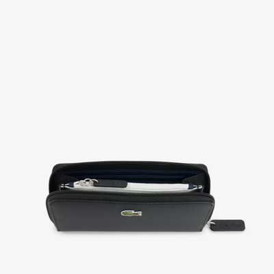 LACOSTE L ZIP WALLET BLACK NF2900PK-000
