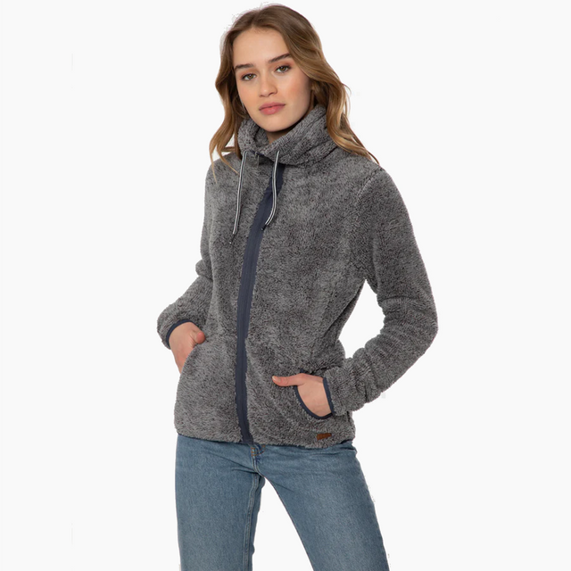 PROTEST RIRI FULL ZIP DARK GREY- S PR3693300