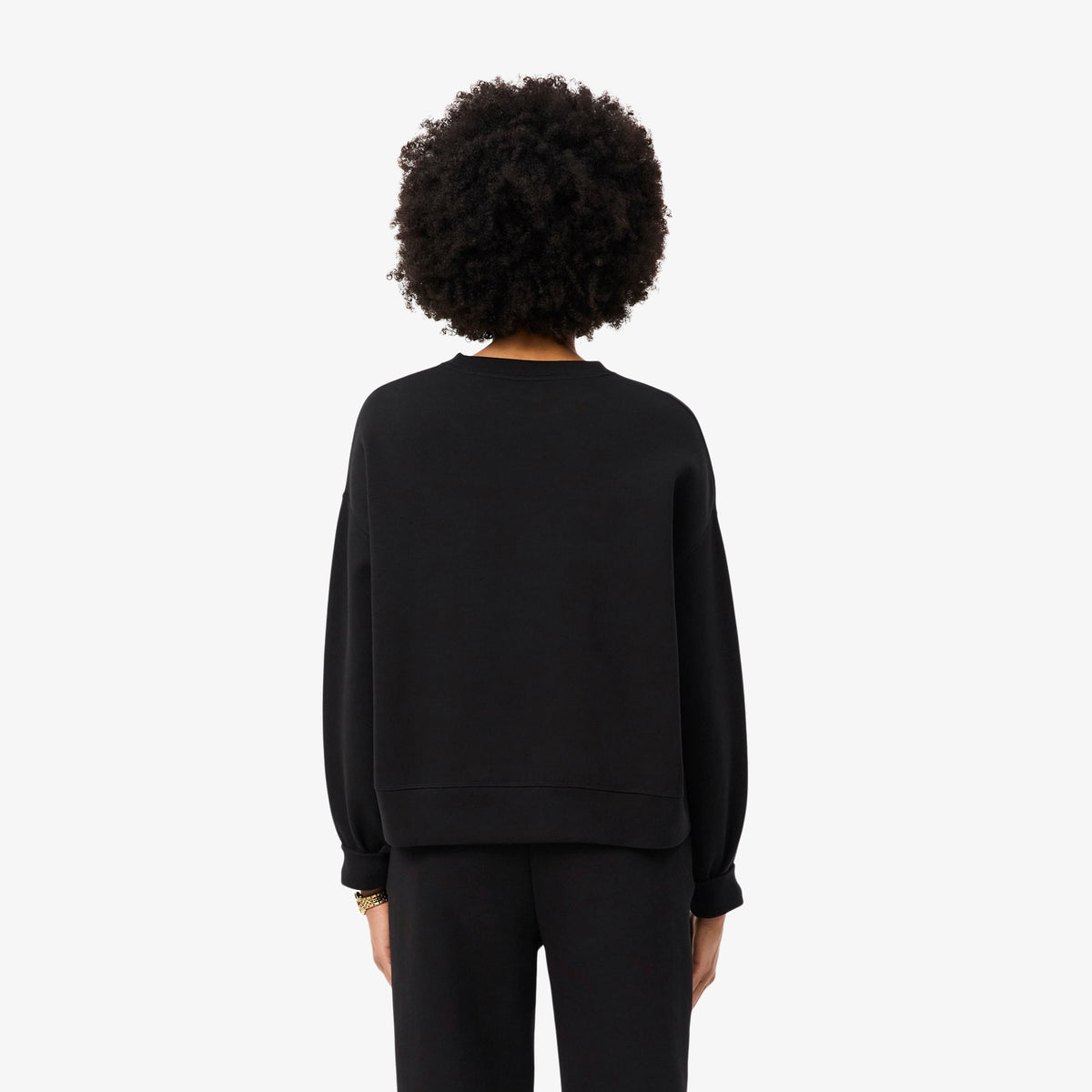 LACOSTE JERSEY OVERSIZE DE PUNTO JERSEY DOBLE CARA NOIR SF0046