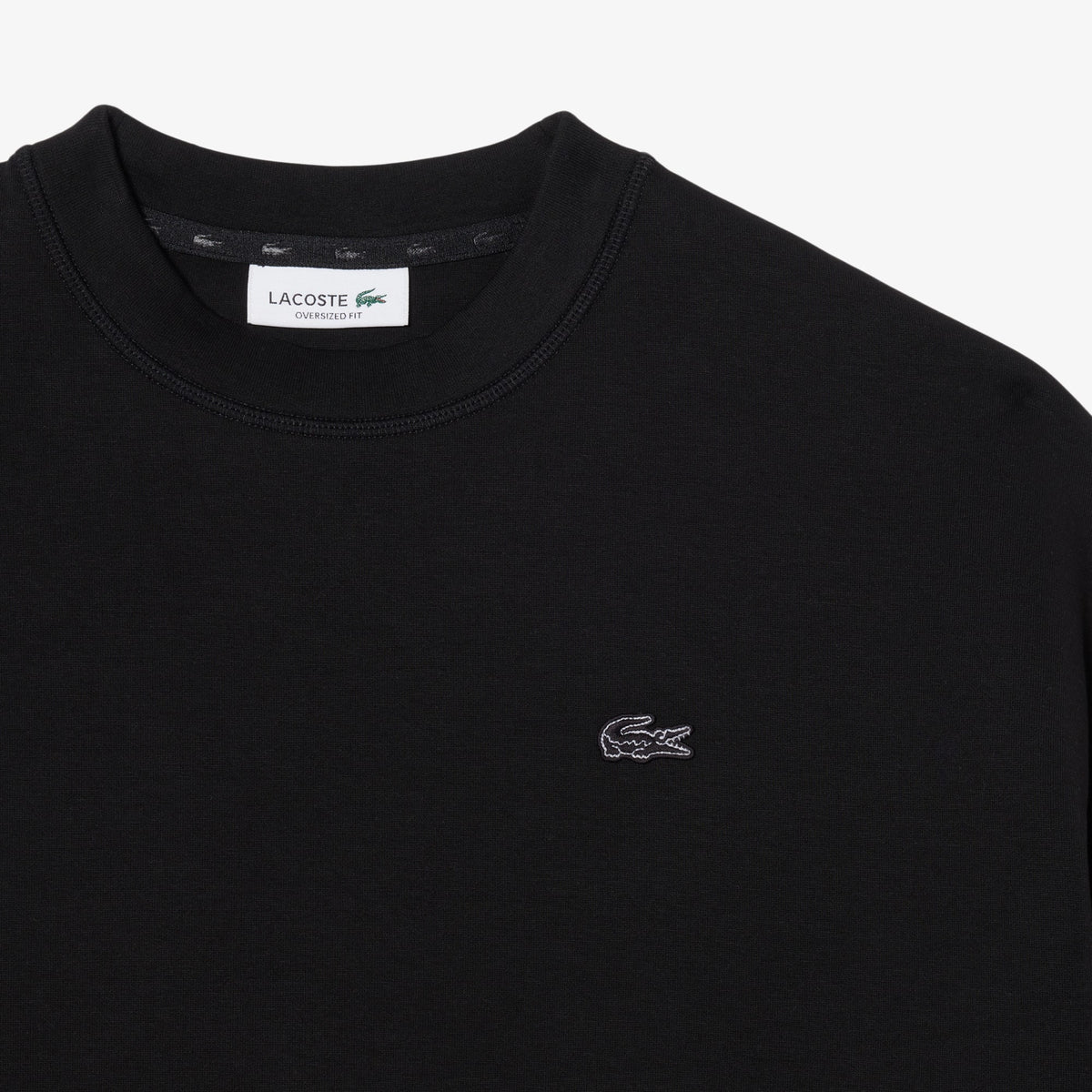 LACOSTE JERSEY OVERSIZE DE PUNTO JERSEY DOBLE CARA NOIR SF0046