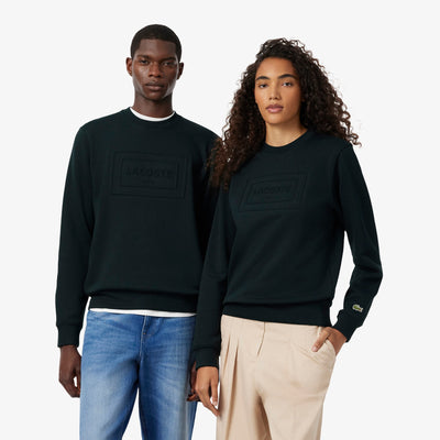 LACOSTE SUDADERA DE FELPA CON ESTAMPADOS EN RELIEVE VARECH FONCE SH0795