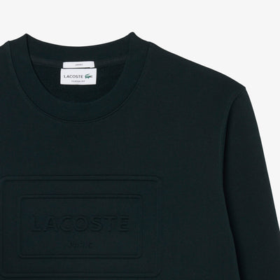 LACOSTE SUDADERA DE FELPA CON ESTAMPADOS EN RELIEVE VARECH FONCE SH0795