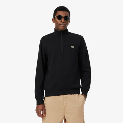 LACOSTE  HALF ZIP SWEATSHIRT BLACK SH9774-031