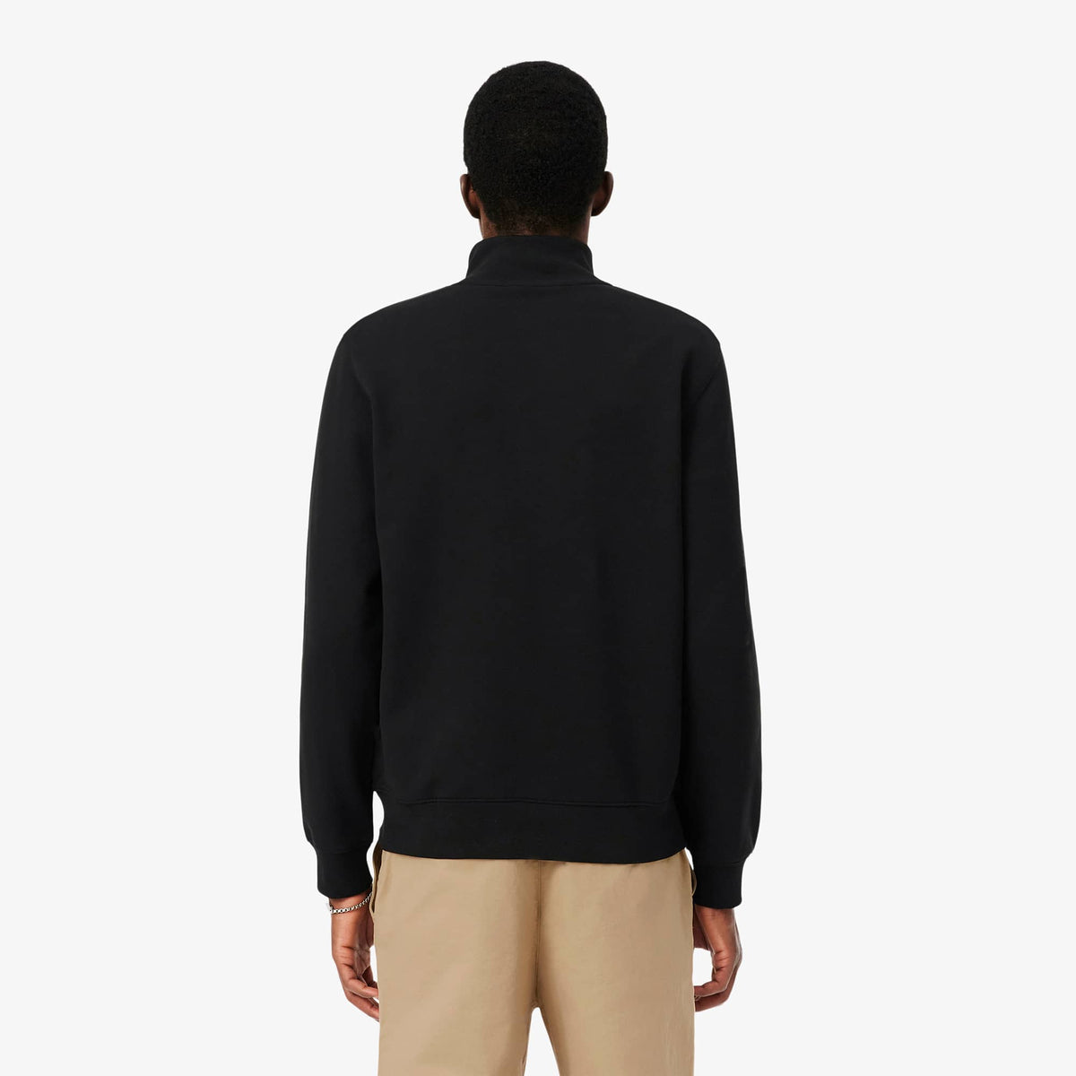 LACOSTE  HALF ZIP SWEATSHIRT BLACK SH9774-031