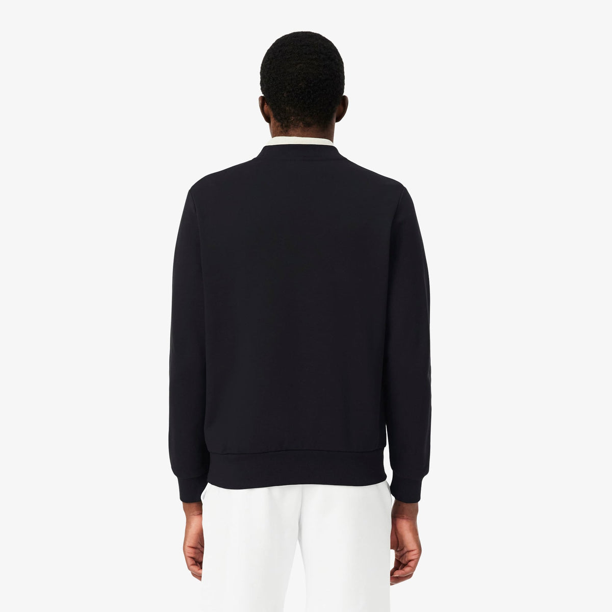 LACOSTE SUDADERA DE FELPA DE CORTE CLÁSICO NOIR SH9801