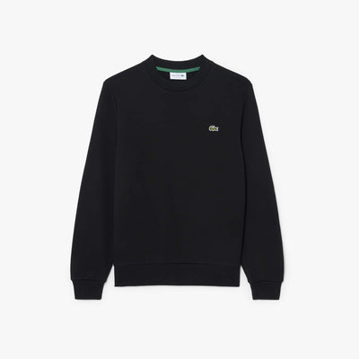 LACOSTE SUDADERA DE FELPA DE CORTE CLÁSICO NOIR SH9801