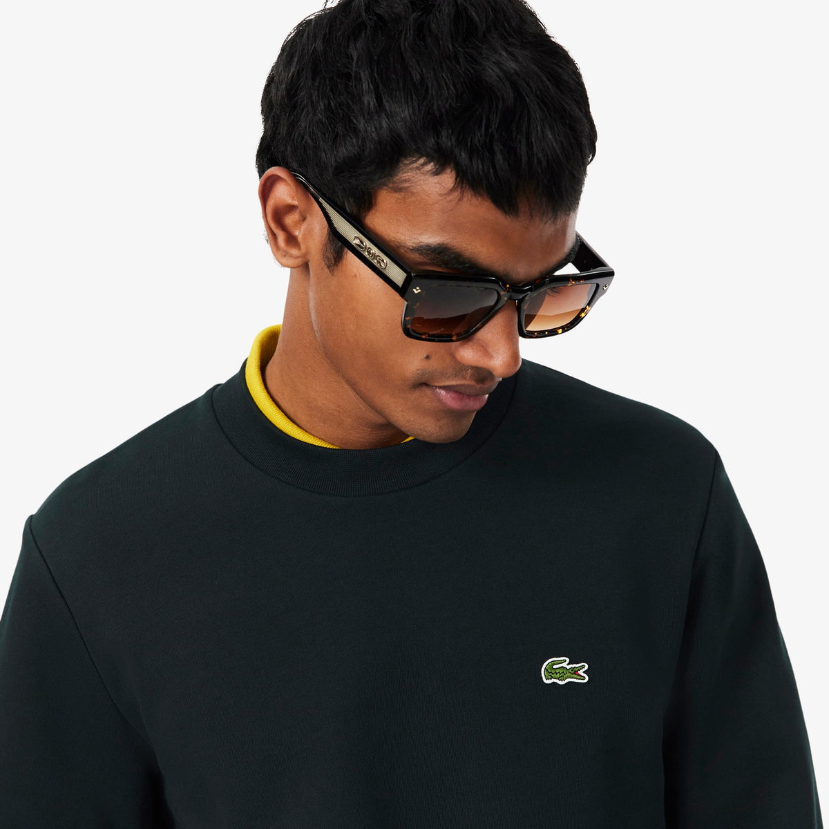 LACOSTE SUDADERA DE FELPA DE CORTE CLÁSICO VARECH FONCE SH9801