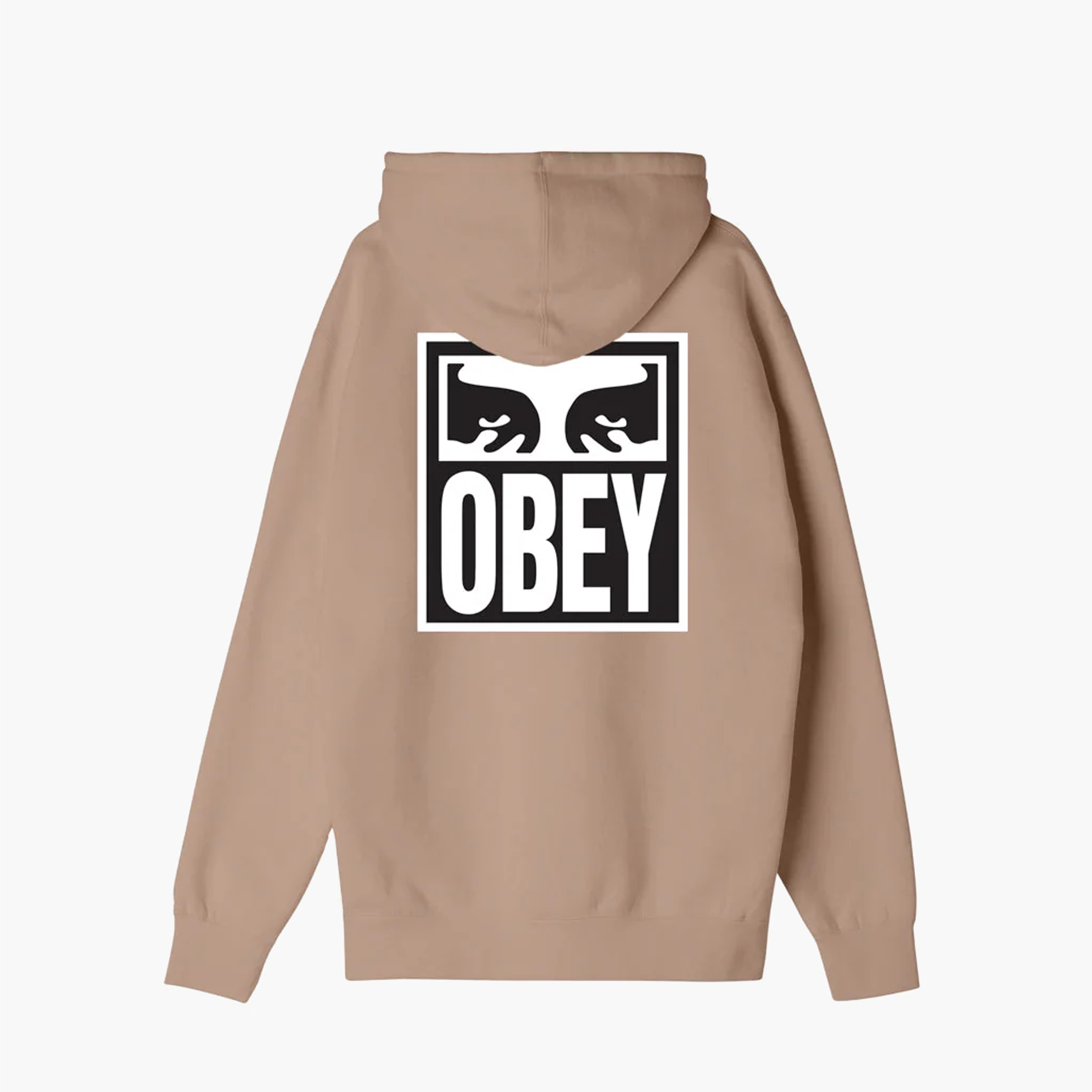 OBEY CLOTHING EYES ICON PREMIUM PULLOVER TAUPE 112843126